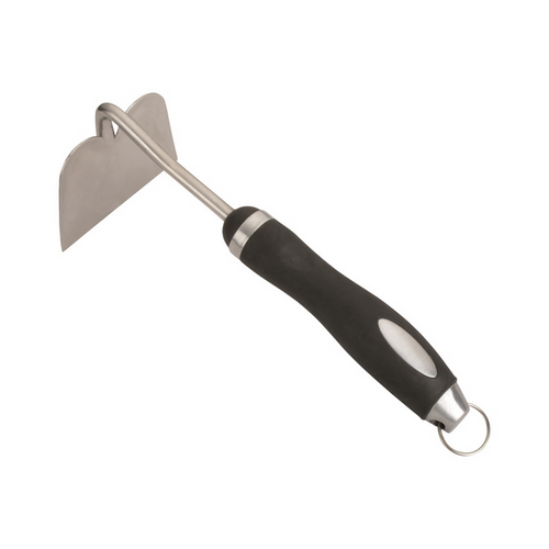10" Stainless Steel Hand Weeding Hoe with Cushion Grip Handle - Pittsboro Feed