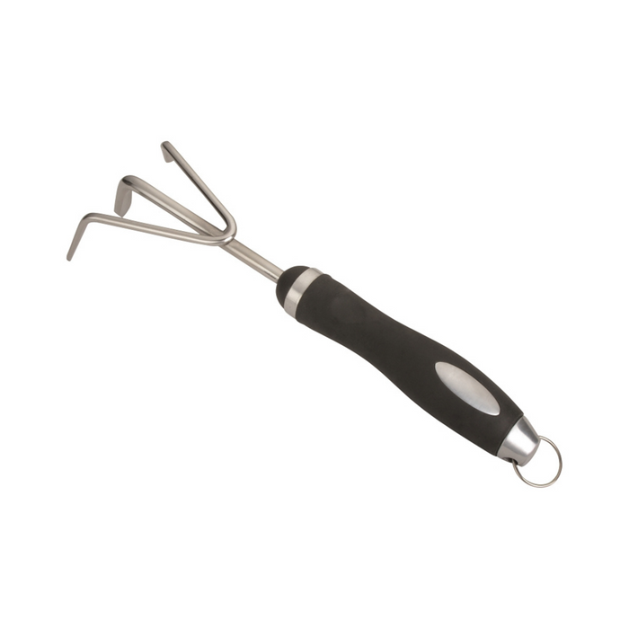 12" Stainless Steel Hand Cultivator with Cushion Grip Handle - Pittsboro Feed