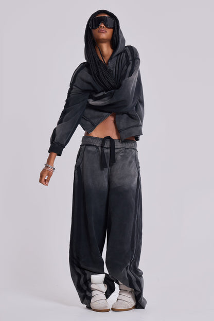 Grey Sporty Baggy Monster Joggers