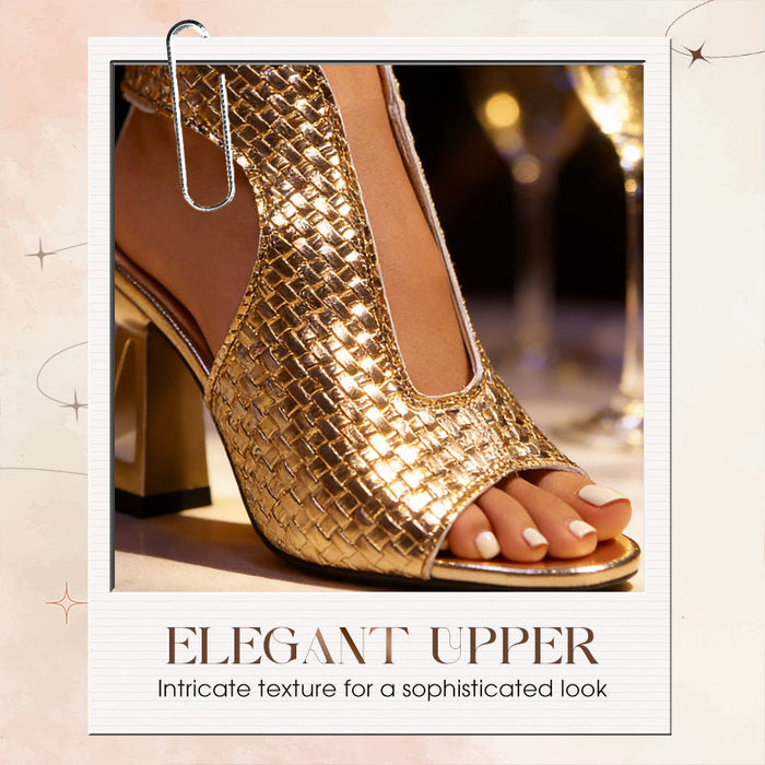 👡 Κομψά γυναικεία ψηλοτάκουνα σανδάλια με ανοιχτά δάχτυλα - Λεπτά πόδια, άνετο βήμα 🏖️👠-GR