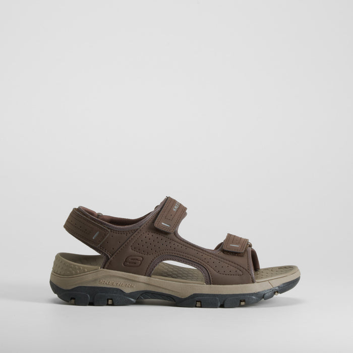 Sandalia deportiva marrón SKECHERS