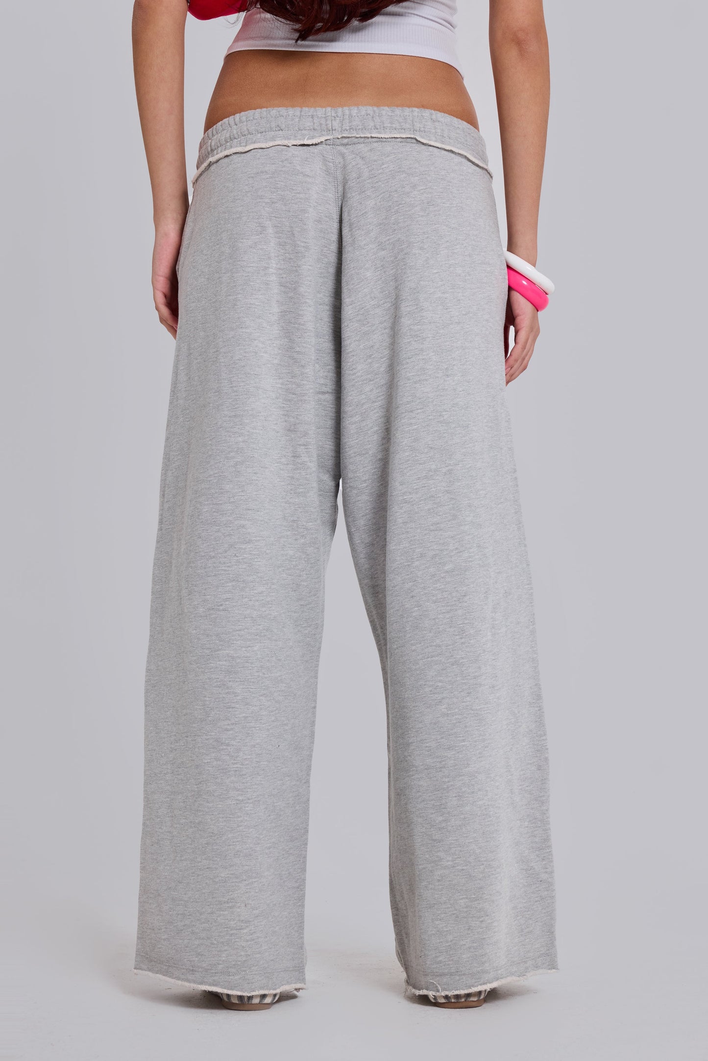 Grey Marl Baggy Monster Joggers