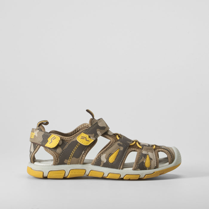 Sandalia californiana deportiva kaki SEVEN FIVE