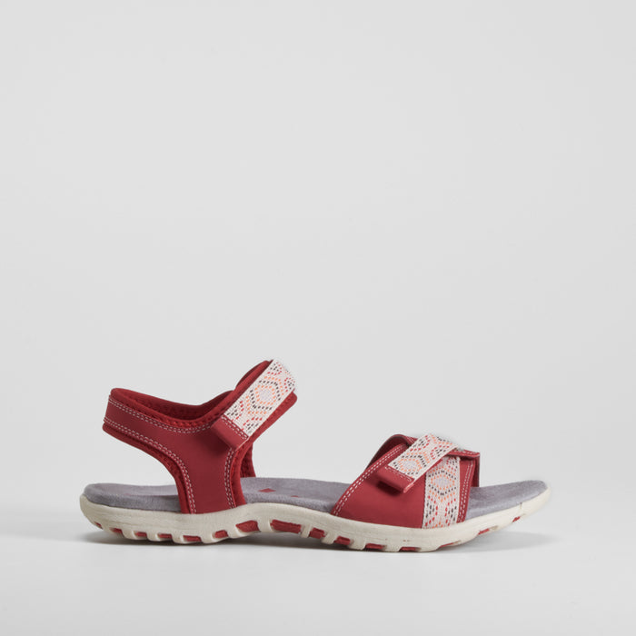 Sandalia deportiva trekking roja UTWO