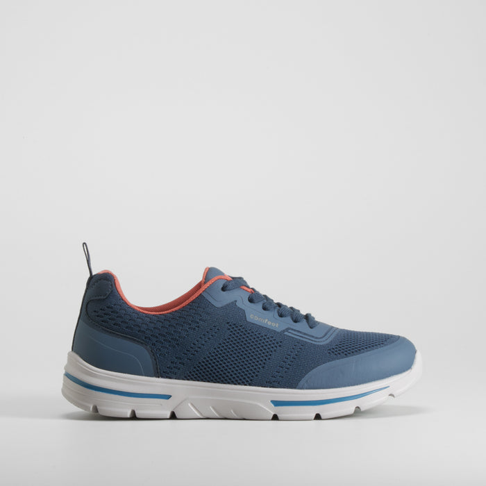 Zapatilla azul deportiva COMFEET