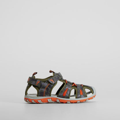 Sandalia deportiva aventura verde SEVEN FIVE