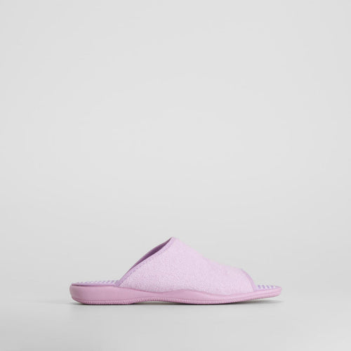 Zapatilla de casa abierta morado OLYNE