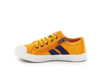 55722-706-M | PALLAFLAME LOW CANVAS | GOLD FUSHION/STAR WHITE
