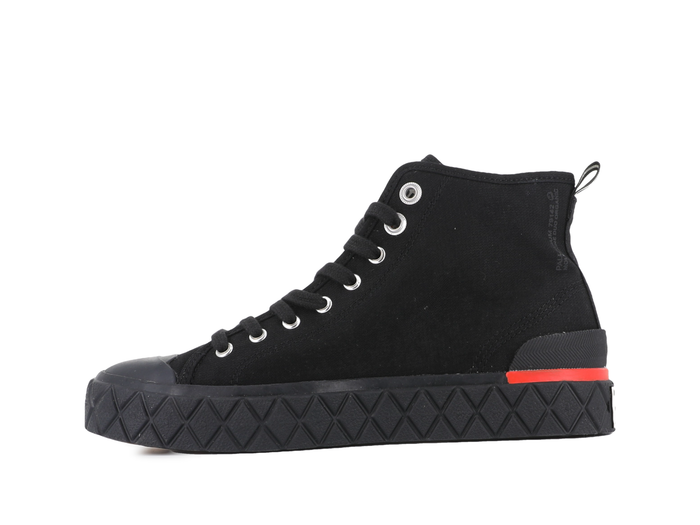 79142-001-M | PALLA ACE CHUKKA ORGANIC | BLACK/BLACK
