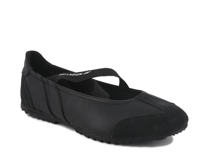 94645-008-M | RACER BALLERINA LEATHER | BLACK