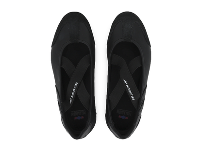 94645-008-M | RACER BALLERINA LEATHER | BLACK