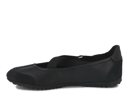 94645-008-M | RACER BALLERINA LEATHER | BLACK