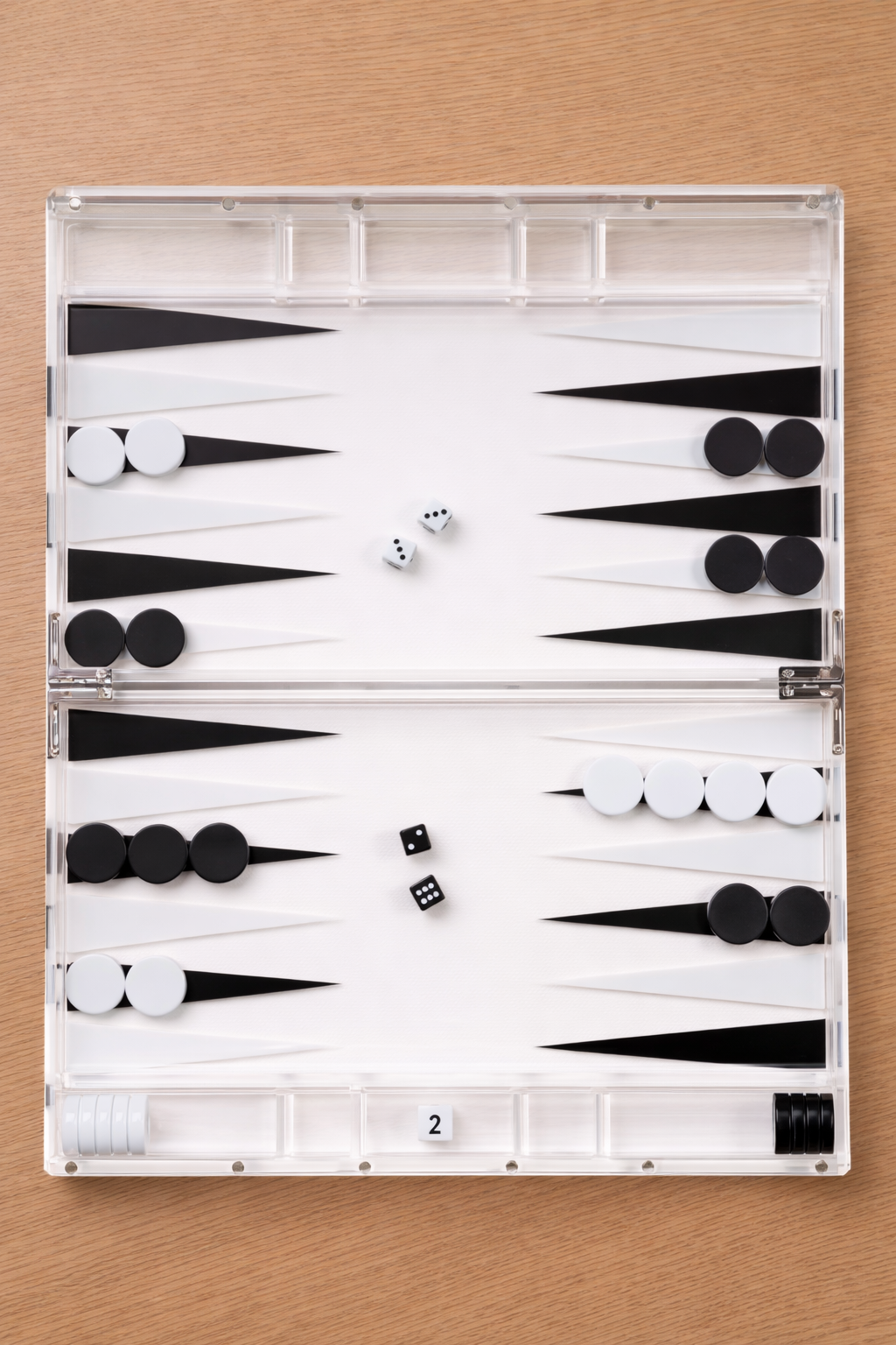 Acrylic Backgammon Set