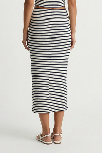 Ainslie Stripe Midi Skirt