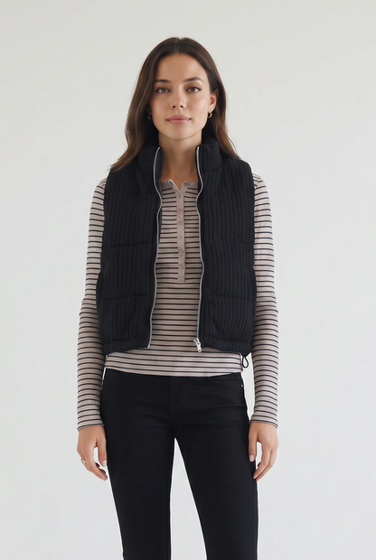 Alistair Cable Puffer Vest