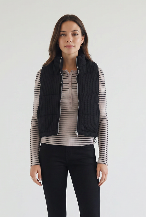 Alistair Cable Puffer Vest