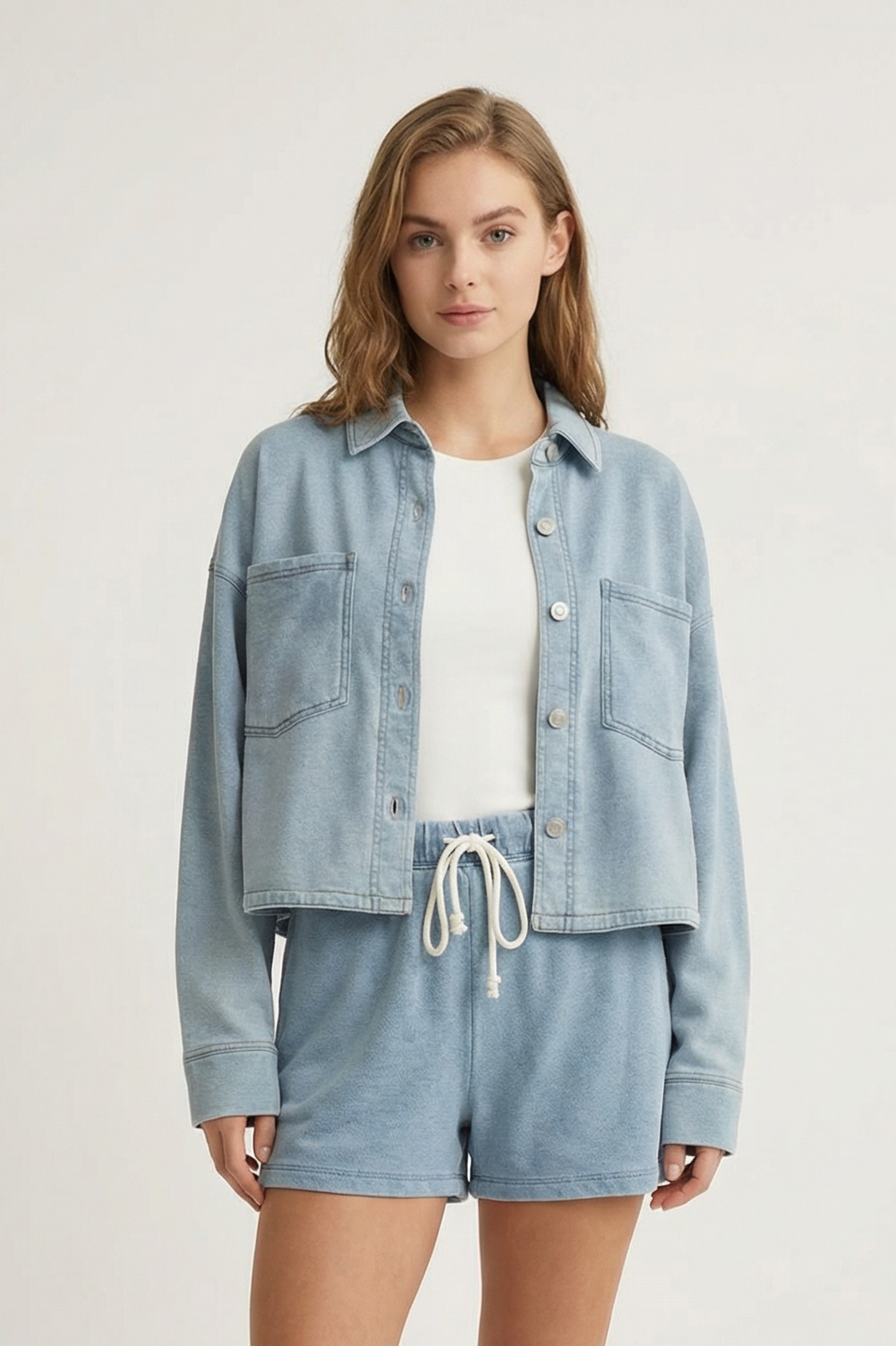 All Day Cropped Knit Jacket