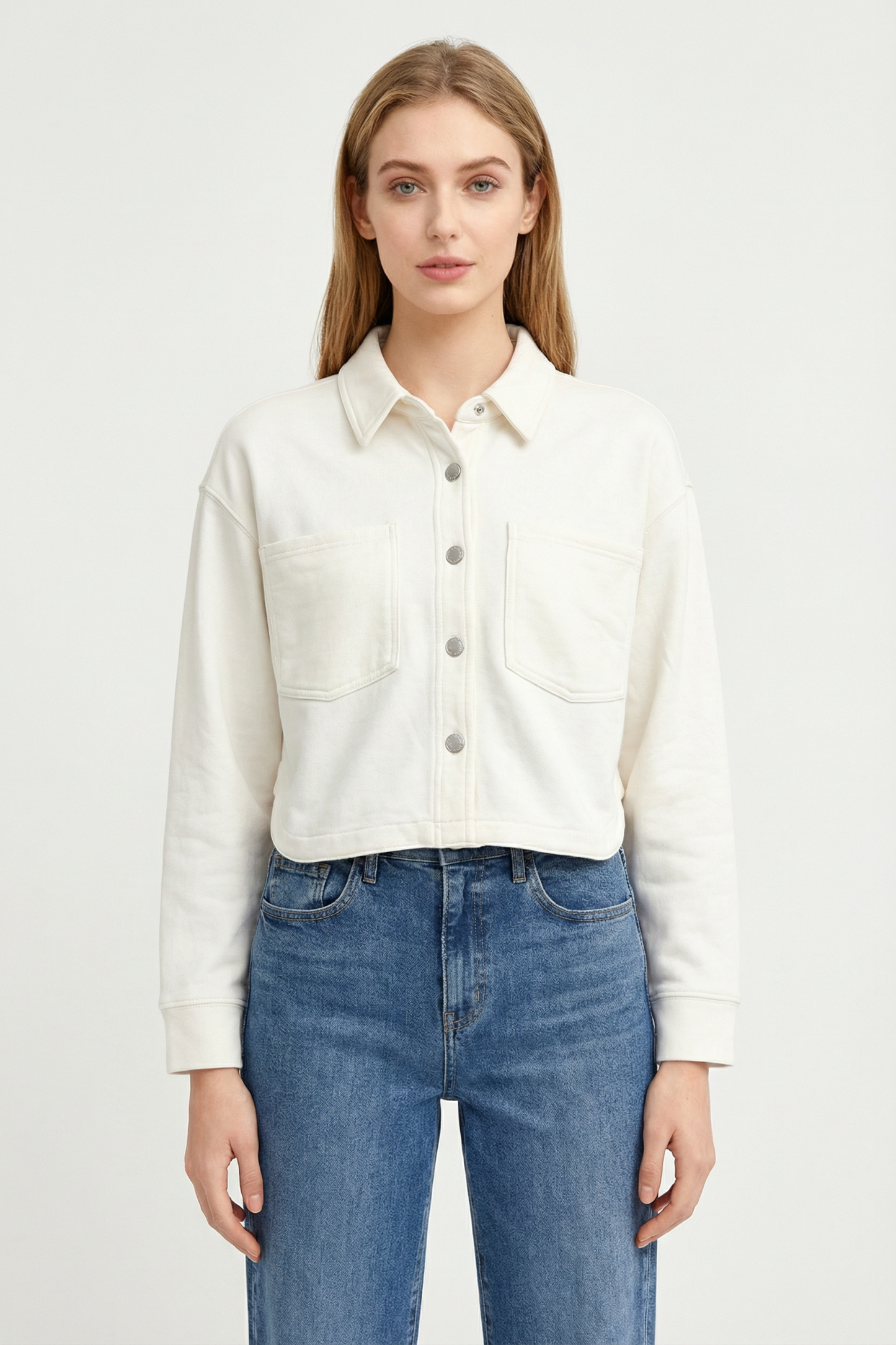 All Day Cropped Knit Jacket