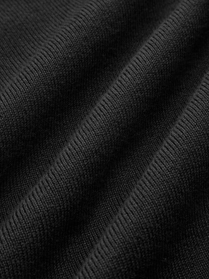 Two Tone Panel Knit Top