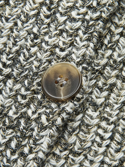 Knit Button-Down Vest
