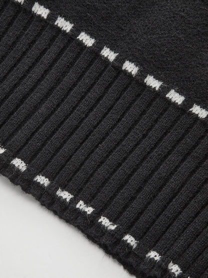 Contrast Trim Cardigan