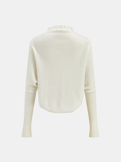 Floral Applique Knit Sweater
