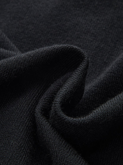 Contrast Trim Bow Detail Knit Top