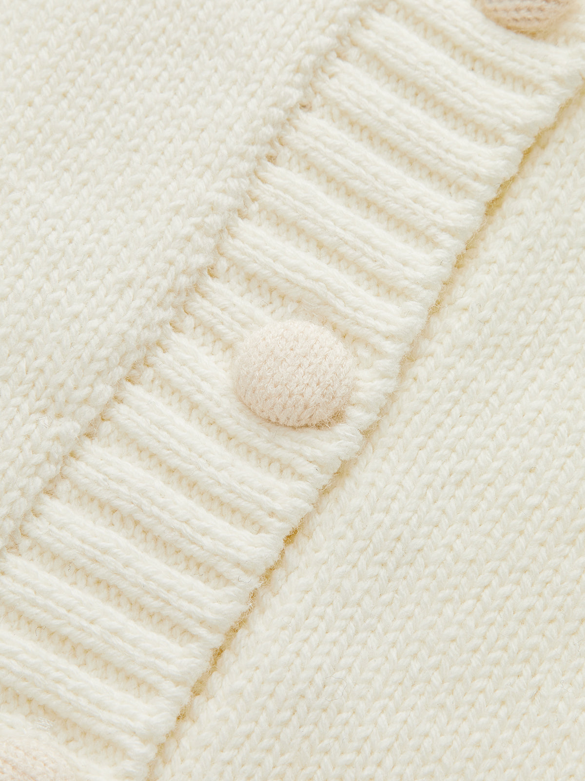 Tie-Back Button Knitted Cardigan
