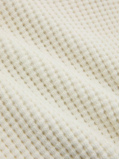 Bow Detail Waffle Knit Sleeveless Top