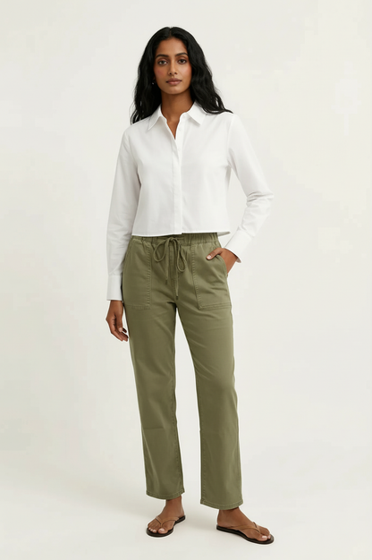 Base Cotton Poplin Button Down