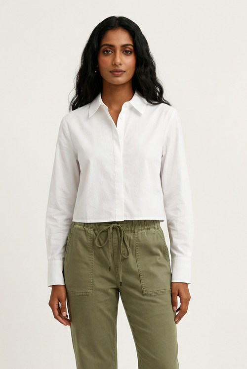 Base Cotton Poplin Button Down