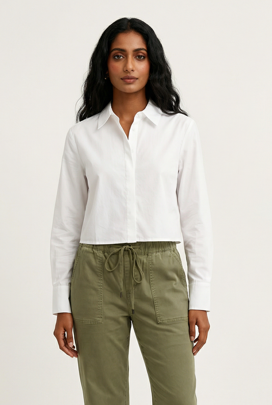 Base Cotton Poplin Button Down