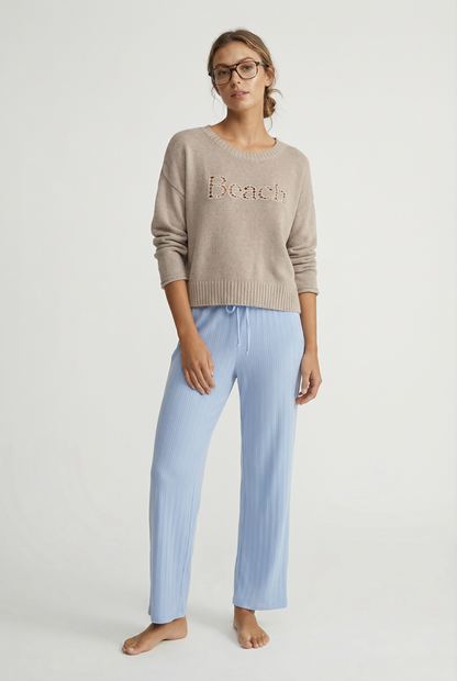 Beach Embroidered Sweater