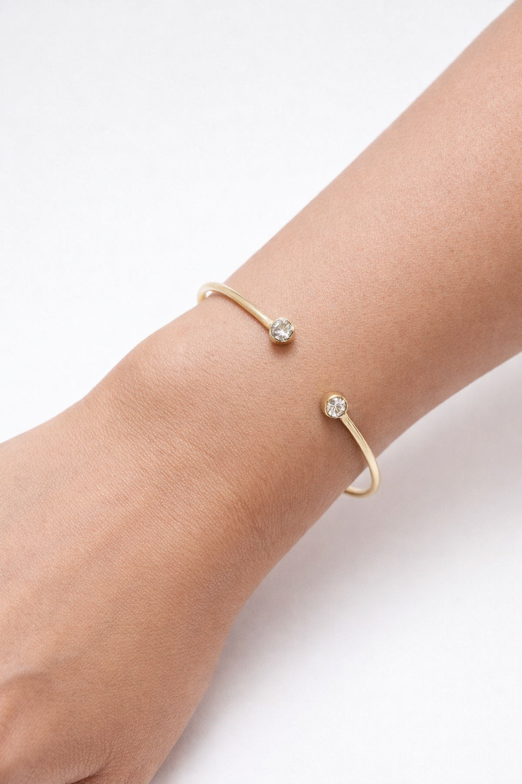 Beatrix Double Bezel Open Cuff