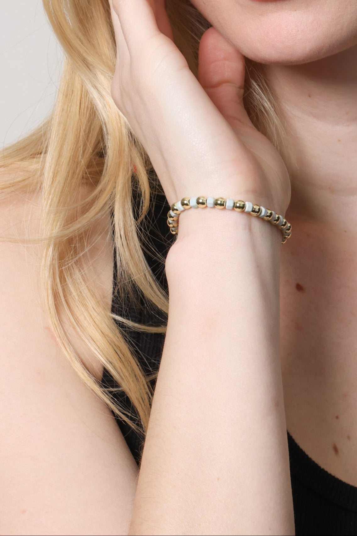 Blake Medium Bead And Ball Bracelet