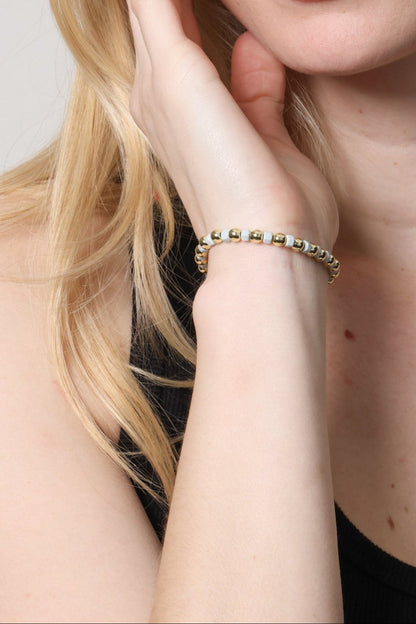 Blake Medium Bead And Ball Bracelet