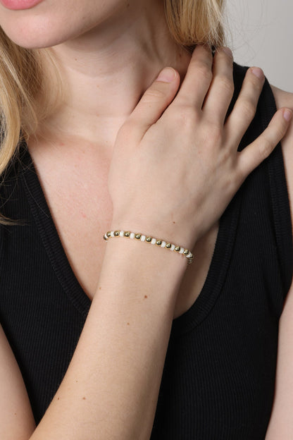 Blake Medium Bead And Ball Bracelet