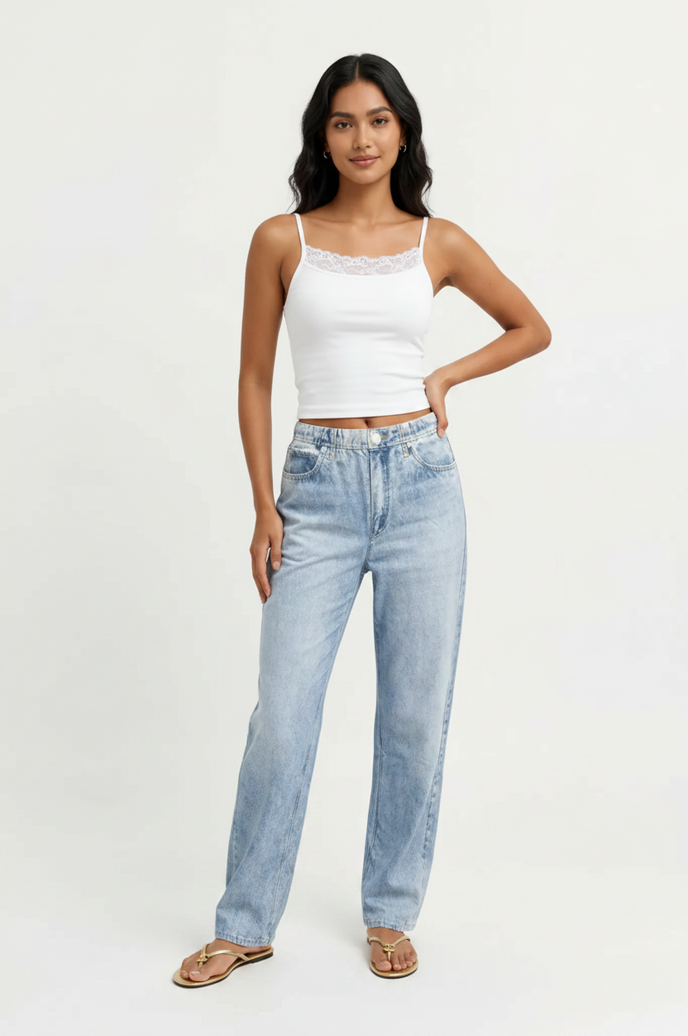 Brentwood Printed Denim Pant