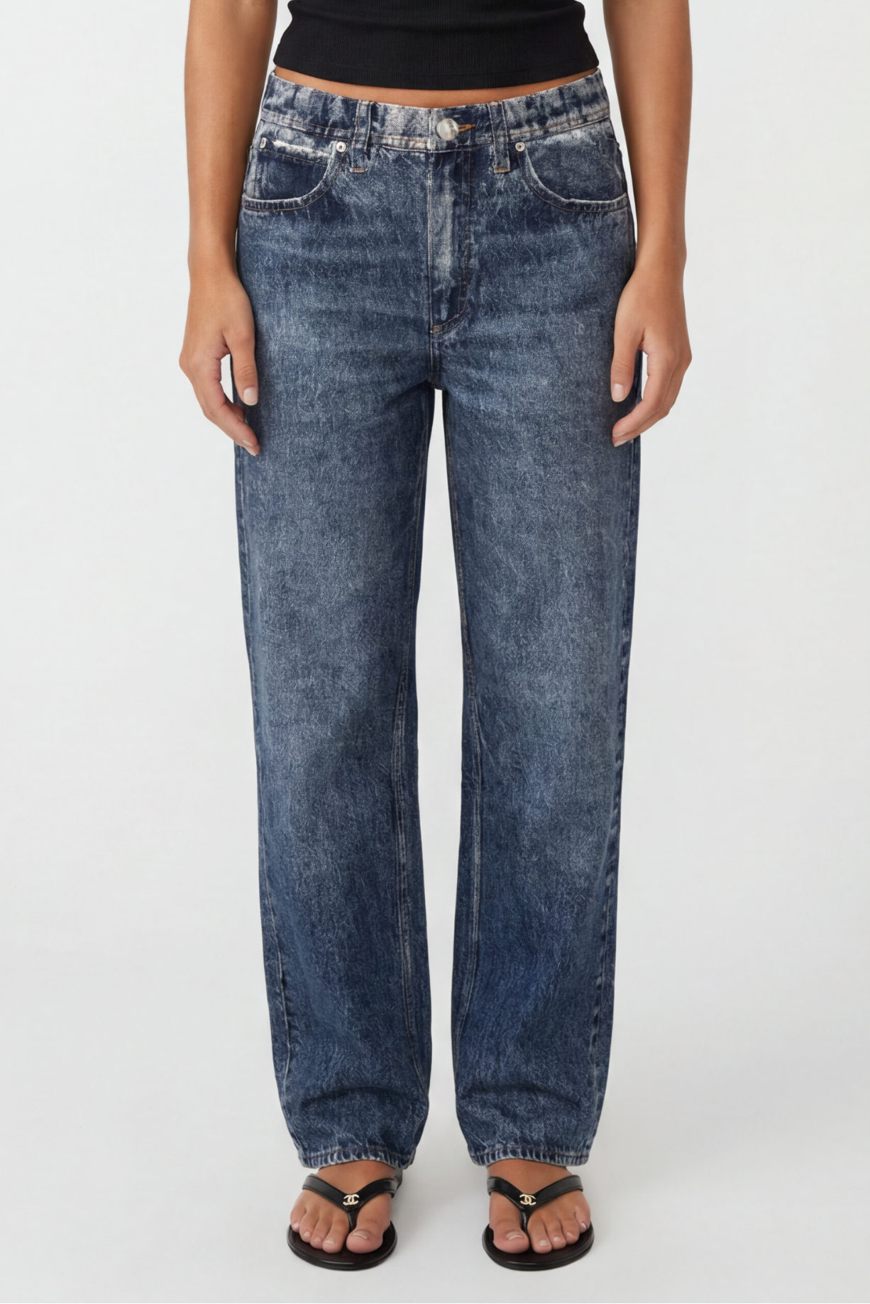 Brentwood Printed Denim Pant