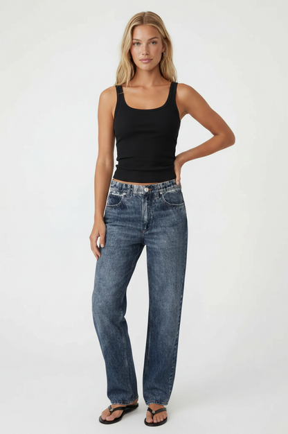 Brentwood Printed Denim Pant