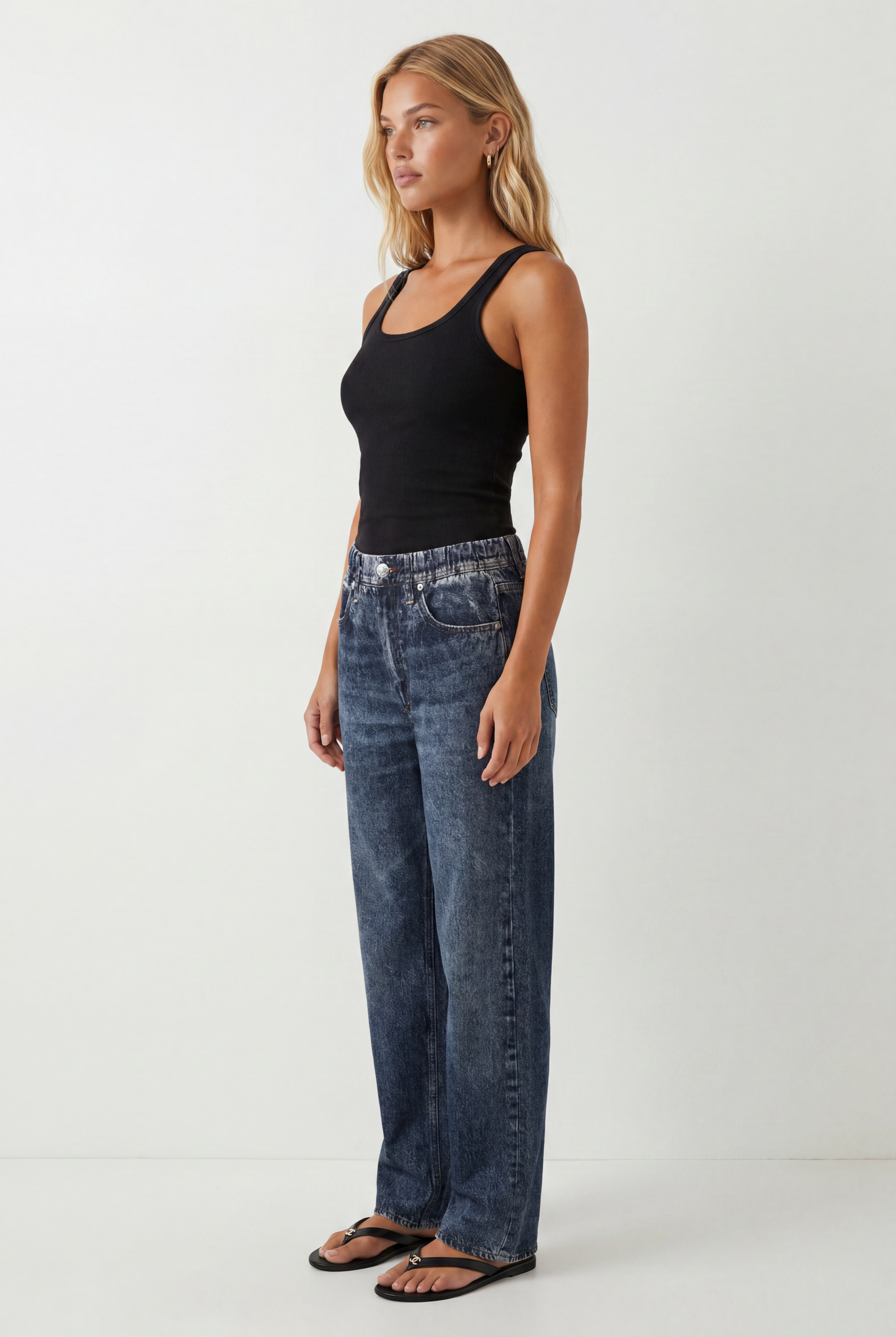 Brentwood Printed Denim Pant