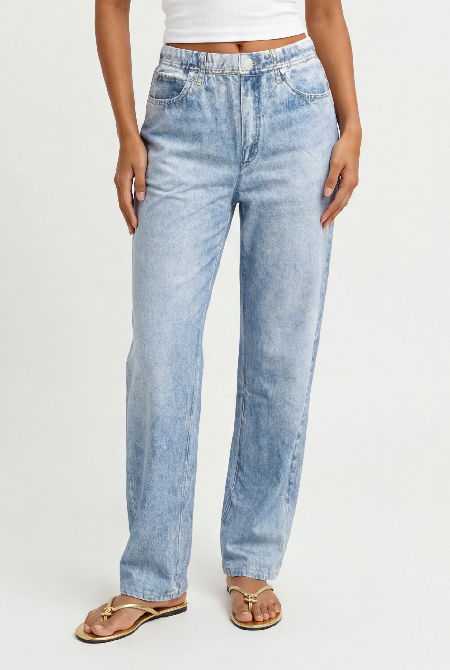Brentwood Printed Denim Pant