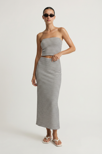 Caffari Stripe Tube Top