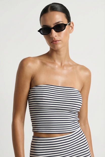 Caffari Stripe Tube Top