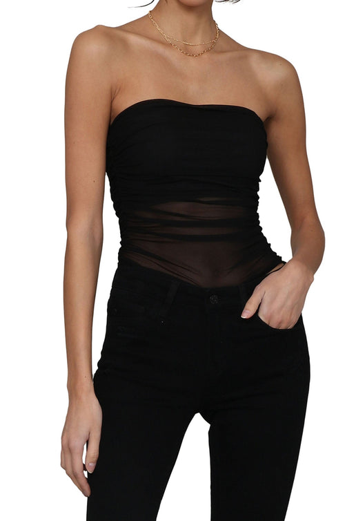 Cali Girl Mesh Tube Top