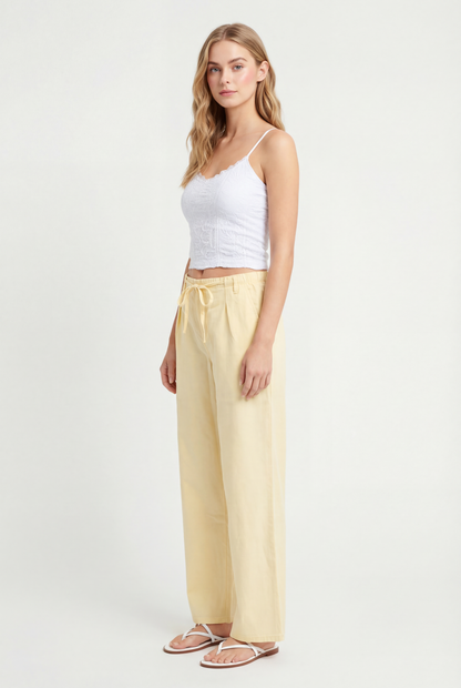 Capri Lace V Neck Crop Top