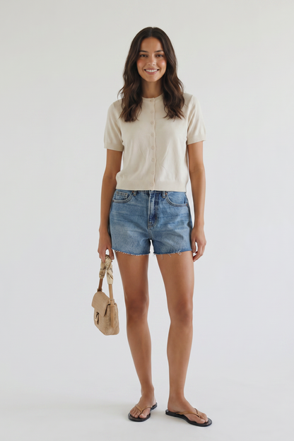 Chelsea Short Sleeve Cardigan