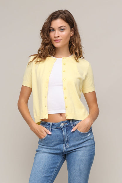 Chelsea Short Sleeve Cardigan