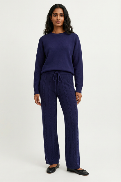 Cloud Cable Knit Pant