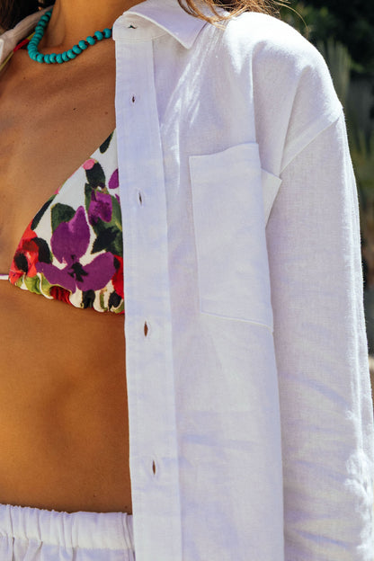 Coastal Breeze Linen Shirt